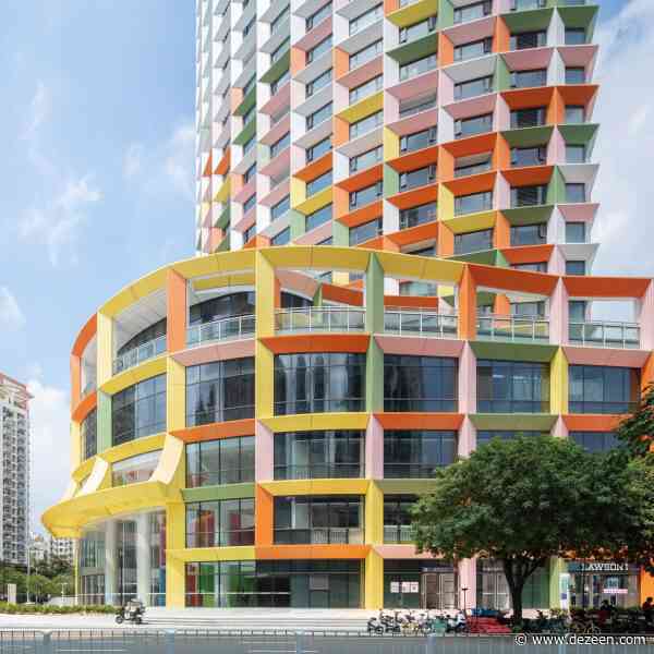 MVRDV transforms Shenzhen skyscraper into colourful women and children's centre