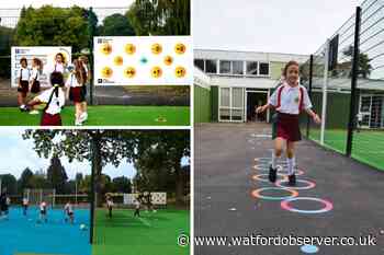 Stanborough School playground completed after £100k donation
