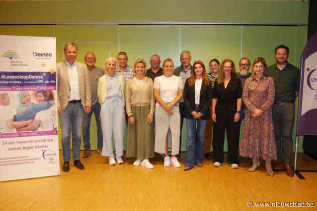 Levensloop Deinze beweegt 24 uur tegen kanker met Katja Retsin als meter en benefiet-optredens van tal van artiesten
