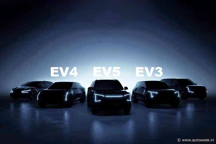 Kia toont elektrische EV3, EV4 én EV5