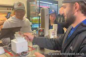 Ed Sheeran celebrates Ipswich Town victory by pulling pints for fans