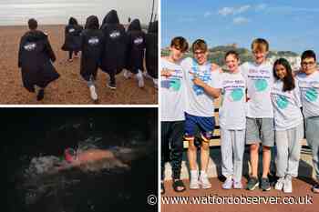Watford Swimming Club teens complete English Channel swim