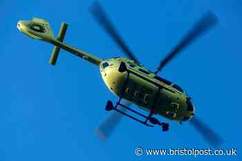 Young boy seriously injured by firework is airlifted to Bristol hospital