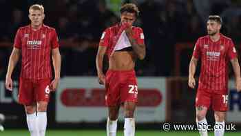 Cheltenham Town 0-2 Fleetwood Town: Cheltenham equal record of 11 goalless games