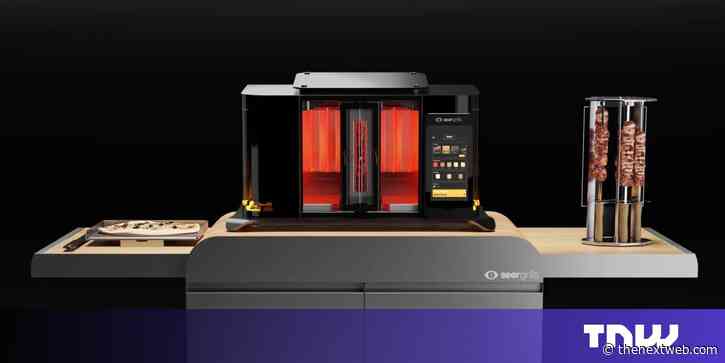 This blisteringly hot AI-powered grill cooks food ‘up to 10x faster’