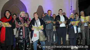 Danke-Demo: Deutschland singt und klingt auch in Nagold