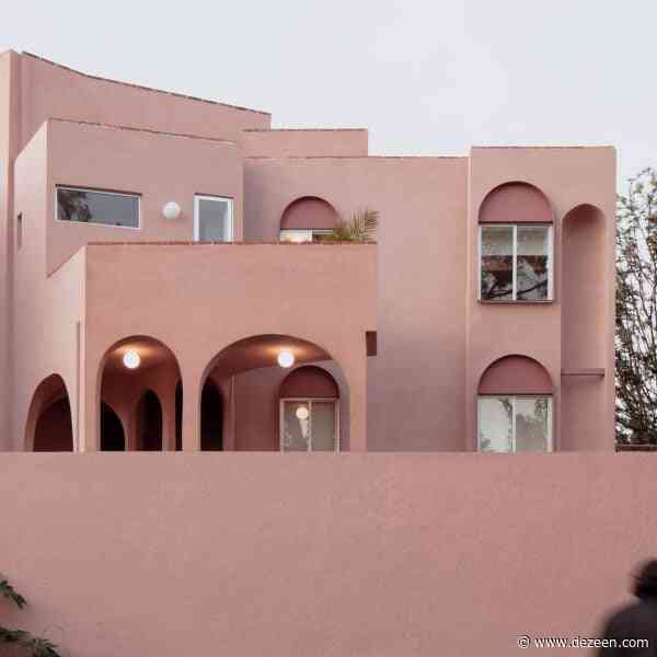 Heryco blends "history and modernity" in renovation of pink apartment block