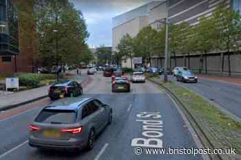 Two-vehicle crash causes delays in Bristol city centre