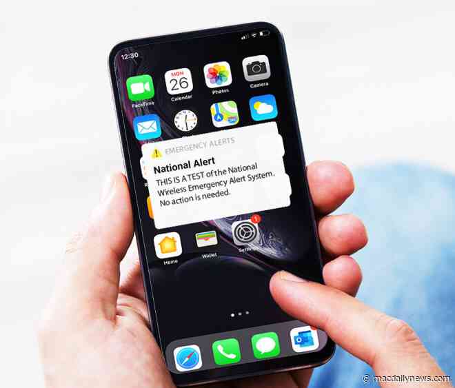 FEMA will send a test emergency alert to your iPhone in the U.S. on October 4th
