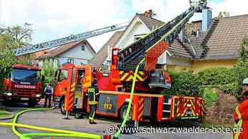 Wohnhausbrand in Neusatz: Mehrere Hunderttausend Euro Schaden