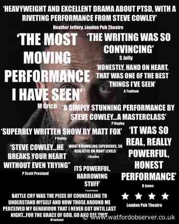 Watford Fringe: Battle Cry at Pump House Theatre on Friday