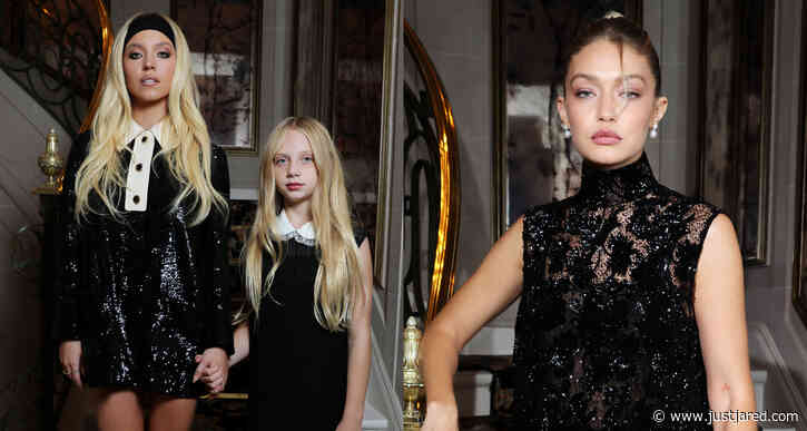 Sydney Sweeney Brings Little Cousin to Miu Miu Dinner in Paris Alongside Gigi Hadid & More Stars