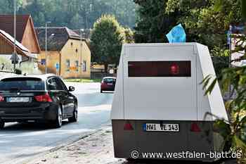 Blitzer-Anhänger: 100 Bürger melden mögliche Standorte im Kreis Höxter