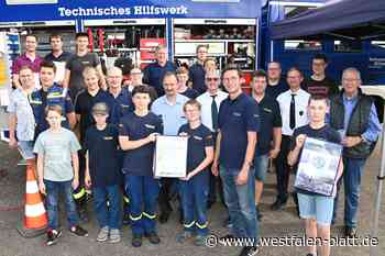 THW-Jugend Höxter feiert 20-Jähriges