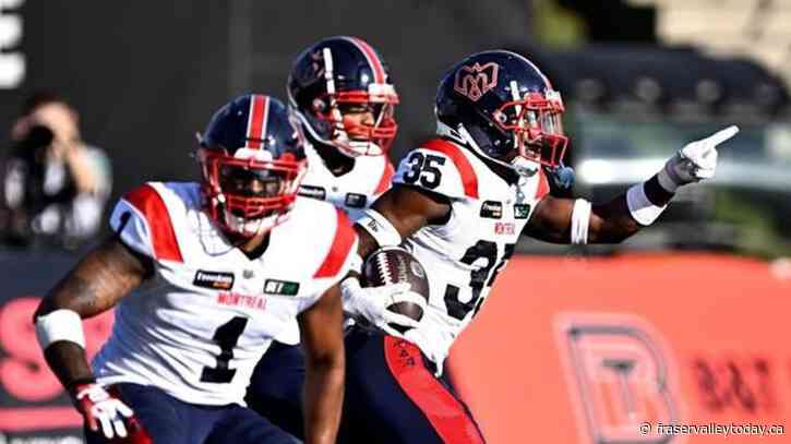 Montreal Alouettes look to cement second spot in East Division standings