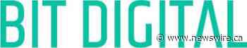 Bit Digital, Inc. Announces Monthly Production Update for September 2023