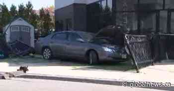 2 young children receive minor injuries after vehicle crashes into Vaughan daycare fence