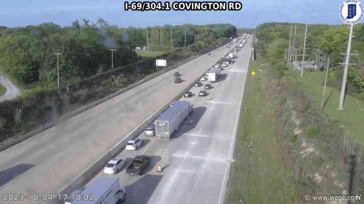 INDOT: Crash on I-69 near Illinois Road stalls northbound traffic