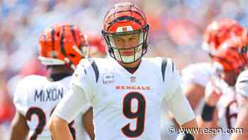 QB Burrow says Bengals need win 'for morale'