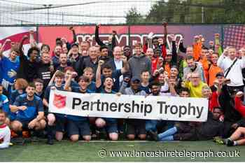 England footballers attend Salvation Army tournament