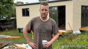 In the ongoing rental crisis, Mike's best option is to call a granny flat home — and he's only in his 40s