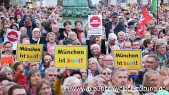 München: 35 000 Demonstranten gehen gegen Rechts auf die Straße