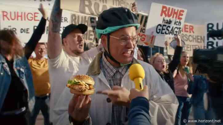 "Ruhe!!!": So irre wirbt McDonald's für seinen megalauten McCrispy