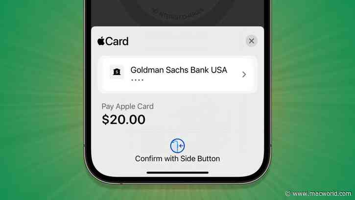 How to pay an Apple Card bill using your Apple Savings account