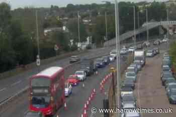 Woman in hospital after Brockley Hill, Stanmore, crash