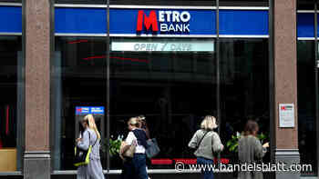 Banken : Britische Metro Bank braucht neues Kapital – Aktien stürzen ab