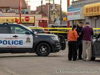 Police investigating sudden death on busy street in Edmonton Chinatown