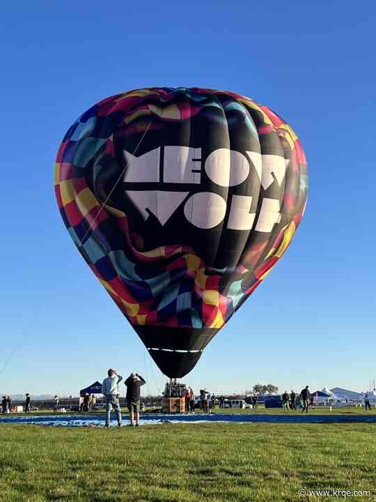 PHOTOS: Meow Wolf unveils the 'Skyworm' hot air balloon