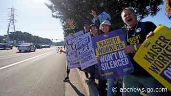 Health care workers picket outside US hospitals in multiple states, kicking off 3-day strike