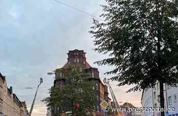 FW-GE: Brand in der Altstadt - Lüftungsanlage eines Grillimbiss geht in Flammen auf