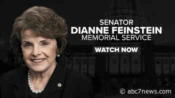 WATCH LIVE: Sen. Dianne Feinstein's memorial service at San Francisco City Hall