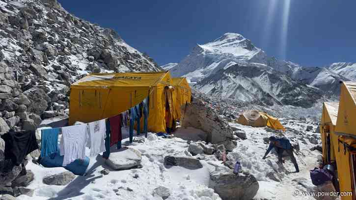 Cho Oyu Speed Ascent Update: Clearing Weather