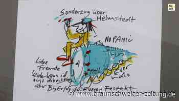 Als Udo Lindenberg dem Landkreis Helmstedt ein Bild schenkte