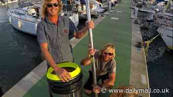 Australian surfers reveal their 'Seabins' have sucked up more than 7,300 pounds of litter and microplastics from the world's oceans since 2020