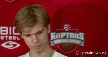 Dick listening during Raptors training camp