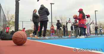Inclusive basketball court opens in Saskatoon near River Landing