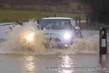 Warning as flooding causes roads across Lancashire to close