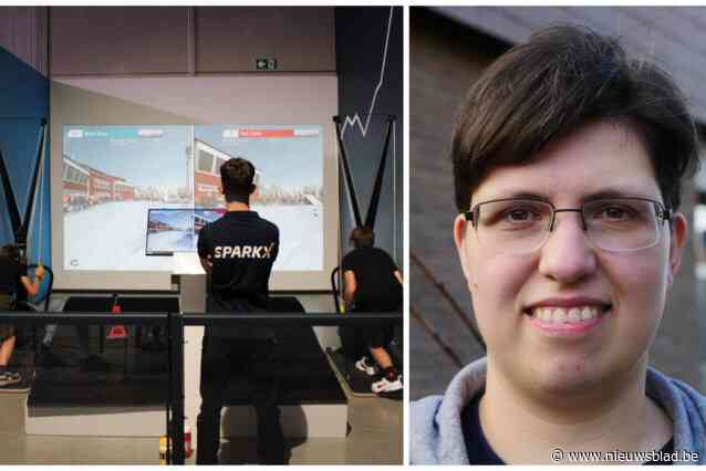 Katleen (31) haalt ‘bij toeval’ gouden medaille op eerste Belgisch kampioenschap virtueel biatlon: “Veel geoefend aan het schietkraam op de kermis”