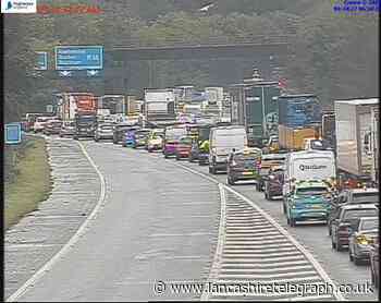 M66 motorway crash causes delays near Summerseat