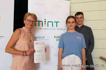 Wittekind-Gymnasium Lübbecke als MINT-freundliche Schule ausgezeichnet