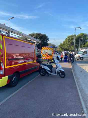 Un motard légèrement blessé dans une collision à Grasse