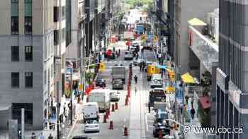 Major intersections along Adelaide Street West to temporarily close for TTC streetcar track work
