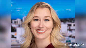 Christine Gregory joins ABC30 Action News as new AM Live meteorologist