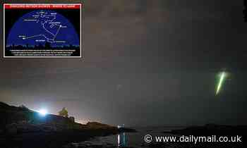 Look up next week! Draconid Meteor Shower will peak on Monday night - how to see shooting stars from the UK