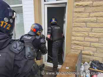 Four arrested at properties in Nelson following  drugs raids