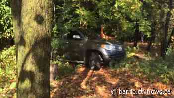 Suspects take stolen truck on joyride before ditching it in Barrie woods